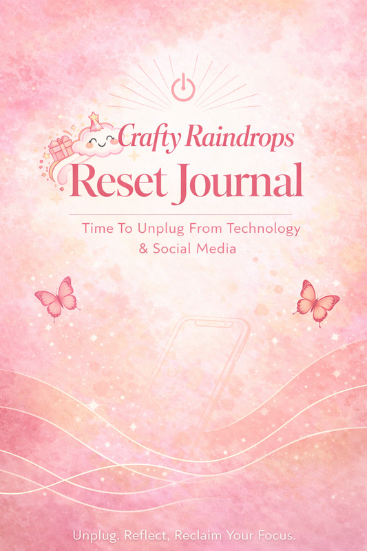 Crafty Raindrops Reset Journal